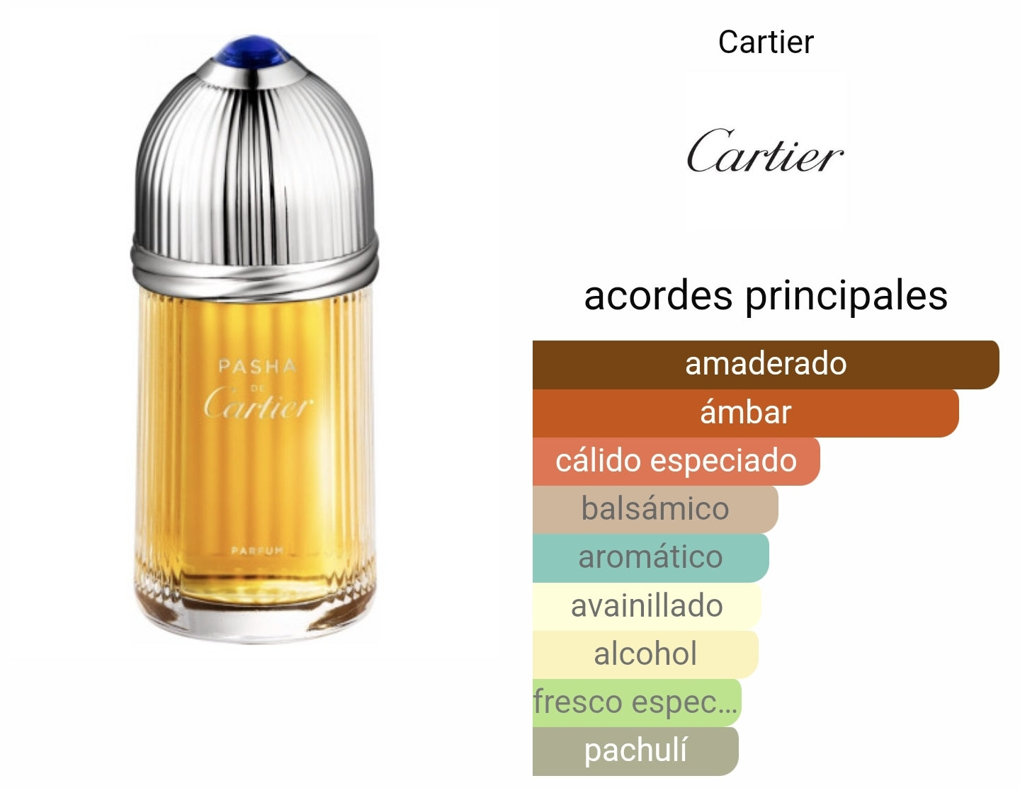 Pasha Cartier Hombre 100ml EDP