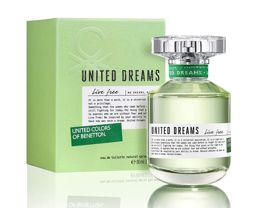 United Dreams Live Free 80ml Benetton