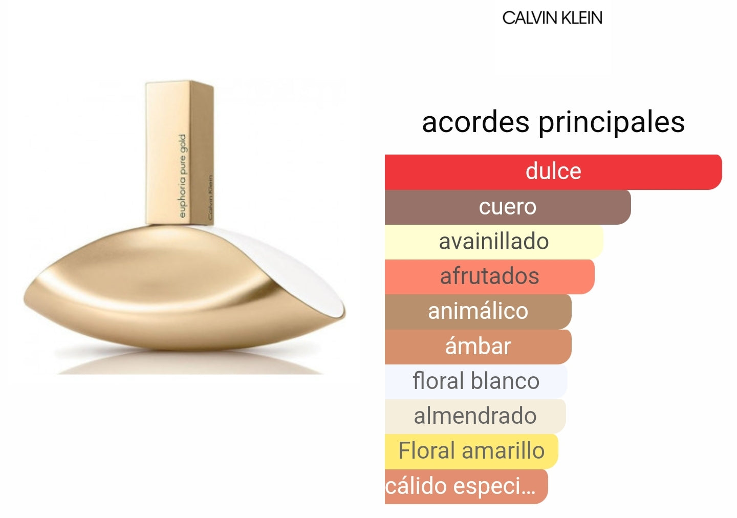 Calvin Klein Euphoria Pure Gold Mujer 100ml