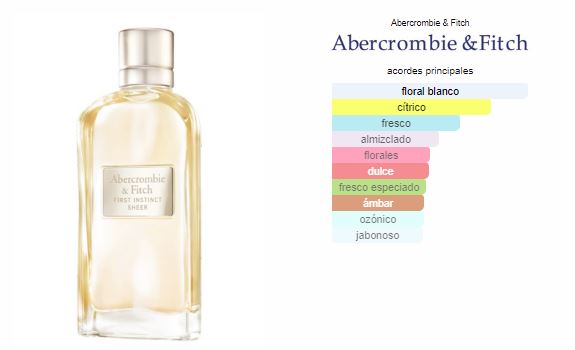 First Instinct Sheer Abercrombie & Fitch Mujer